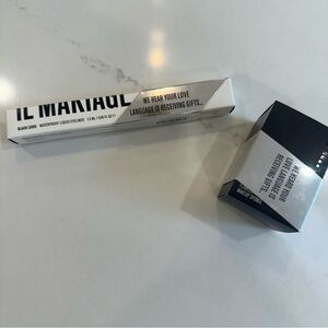 IL MAKIAGE black Liquid Eyeliner and makeup sponge